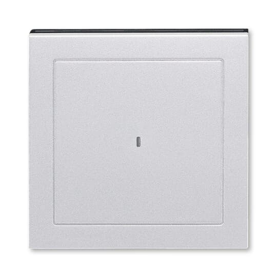 kryt spínače kartového; titanová/kouř. černá, design LEVIT M